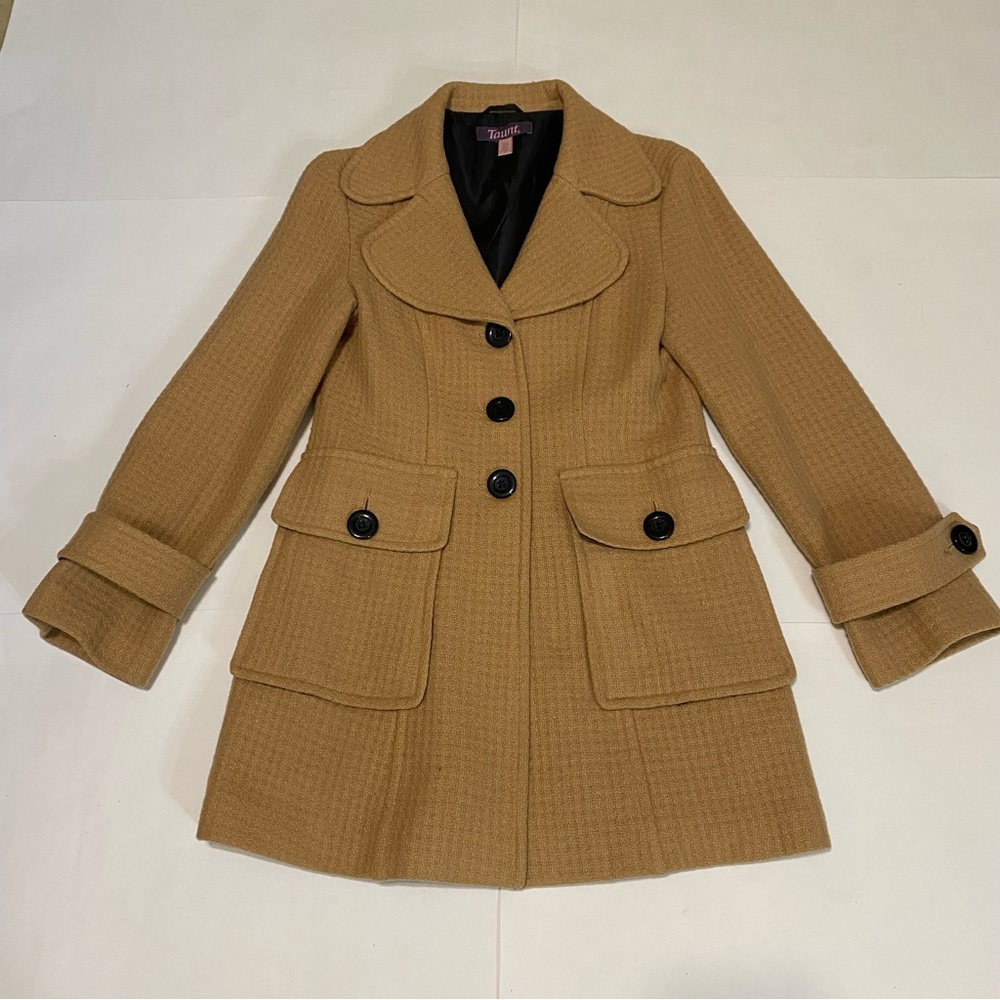 Taunt wool blend coat size medium
